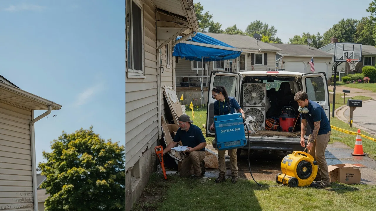 Ceiling Leak Cleanup in Owen, WI near me